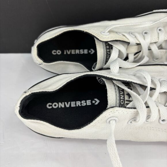 Converse Chuck Taylor All Star OX White Canvas Black Stripe Size‎ 6..... 669783F - Picture 16 of 16